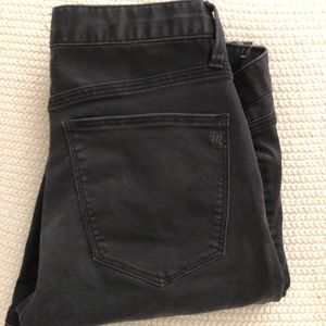 Madewell Legging Jeans in Washed Black